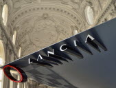 Ce lettrage est inspiré des marques de luxe. Photo Lancia