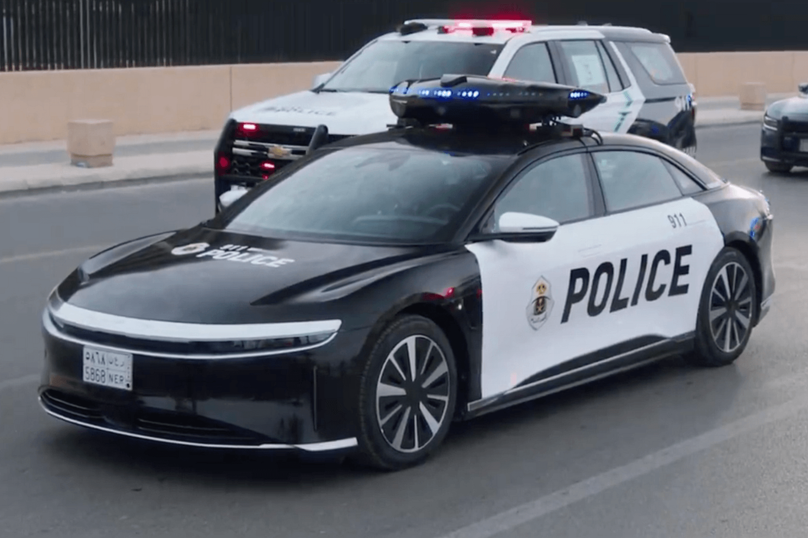 , Lucid Air rejoint les forces de police en tant que voiture de patrouille de luxe EV